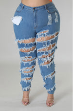 A Bish Distressed Jeans